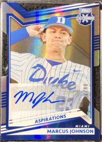 Marcus Johnson [Aspirations Die Cut Signature] #112