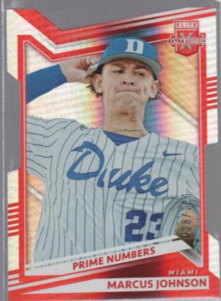 Marcus Johnson [Prime Numbers A Die Cut] #112