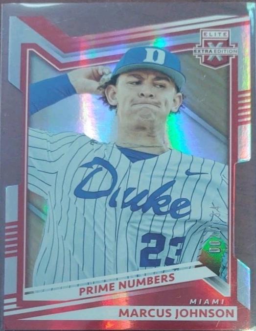Marcus Johnson [Prime Numbers B Die Cut] #112
