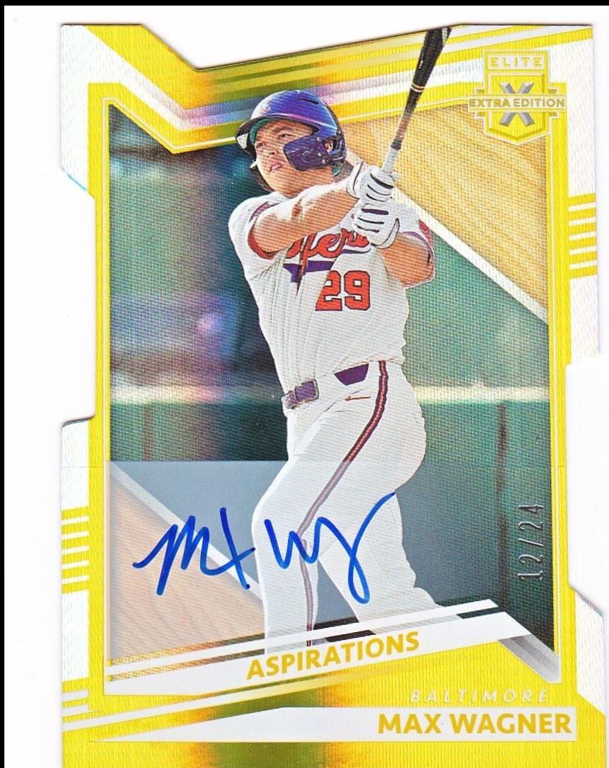 Max Wagner [Aspirations Die Cut Signature Gold] #42