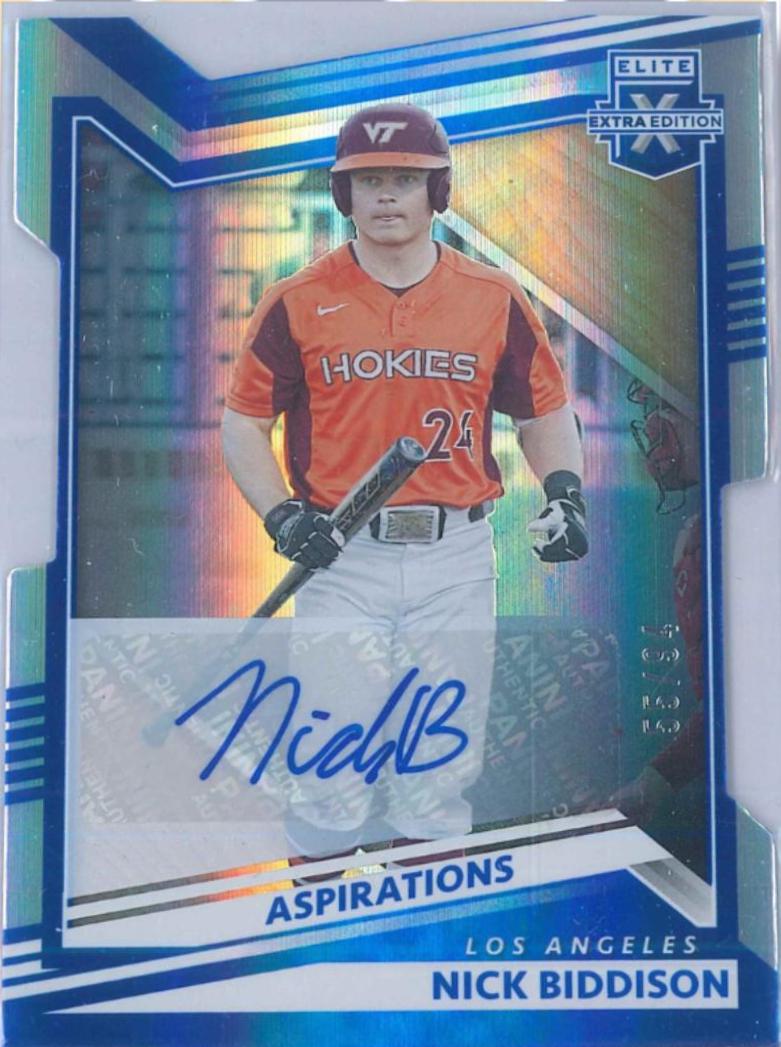 Nick Biddison [Aspirations Die Cut Signature] #135