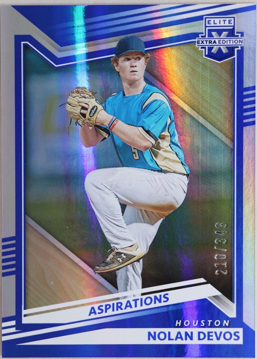 Nolan DeVos [Aspirations Blue] #163