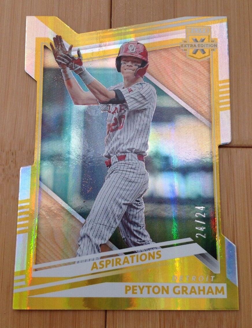 Peyton Graham [Aspirations Die Cut Gold] #51