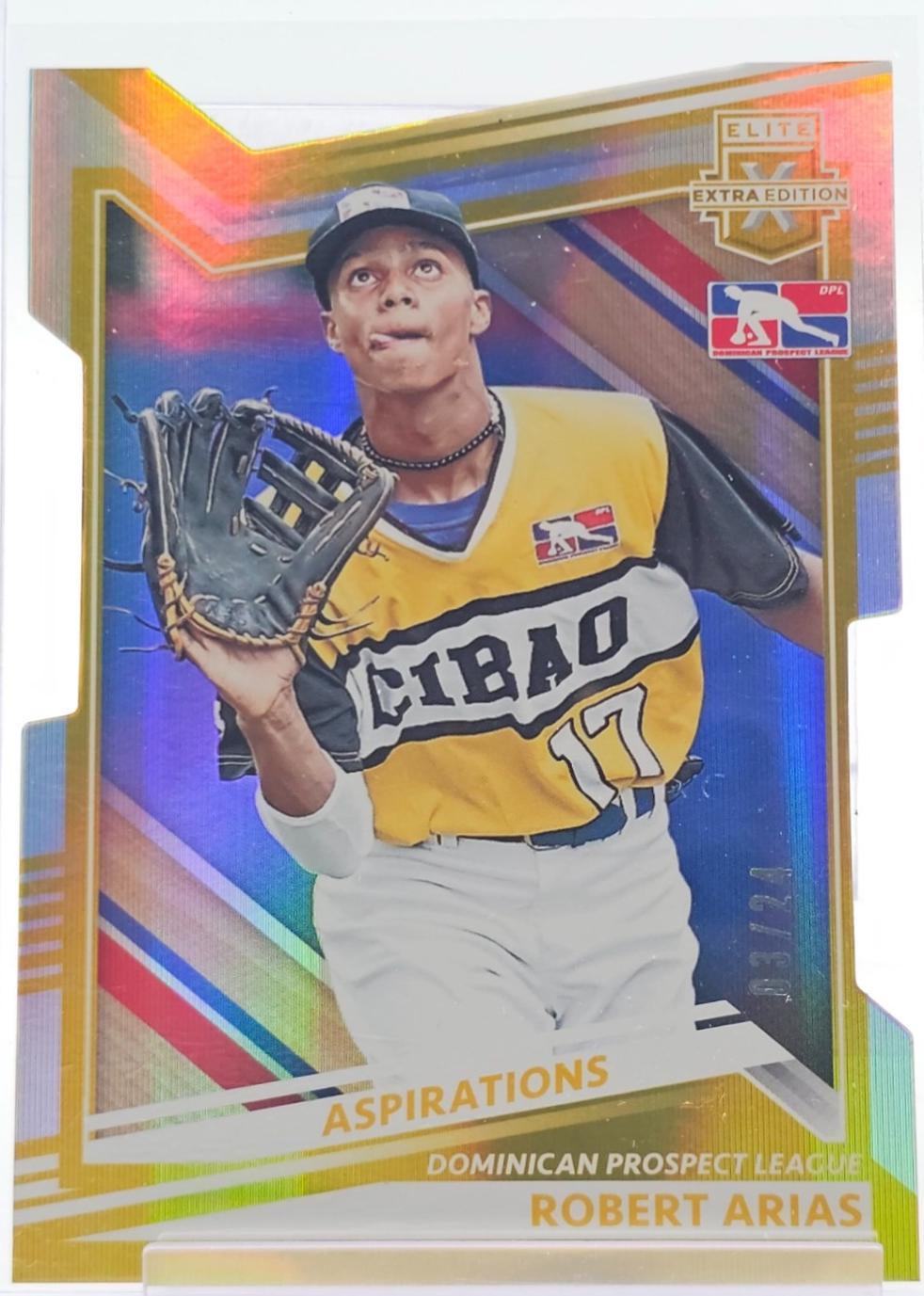 Robert Arias [Aspirations Die Cut Gold] #191