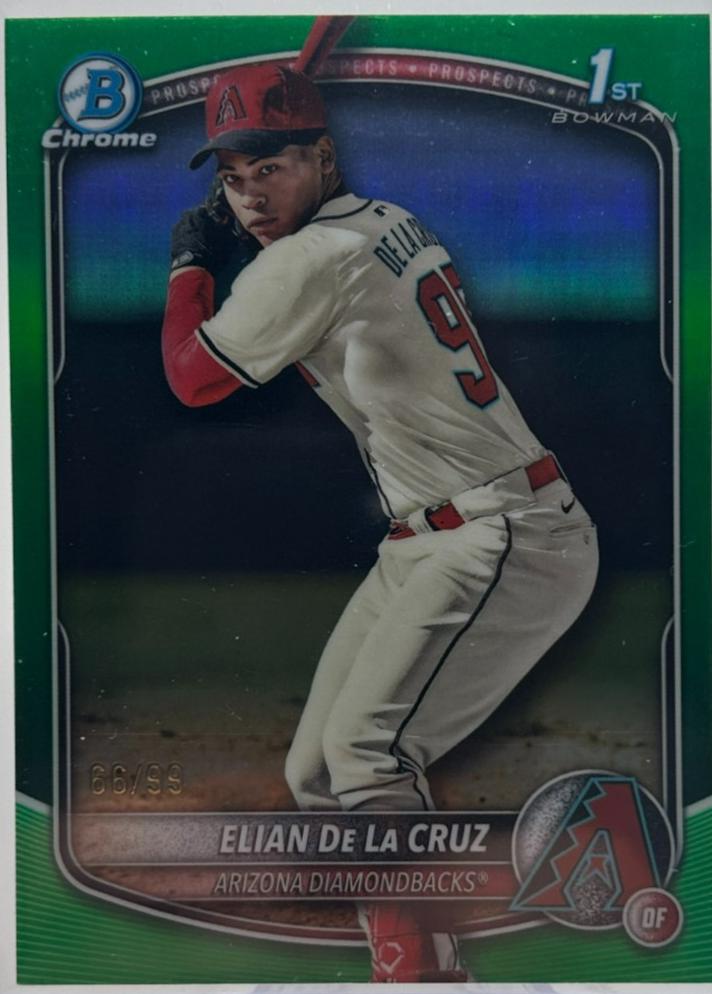 Elian De La Cruz [Green Mega Refractor] #BCP-249