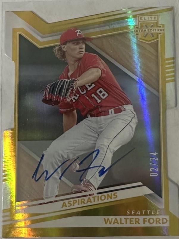 Walter Ford [Aspirations Die Cut Signature Gold] #74