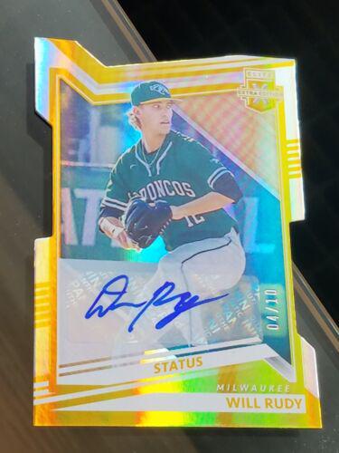 Will Rudy [Status Die Cut Gold Signature] #162