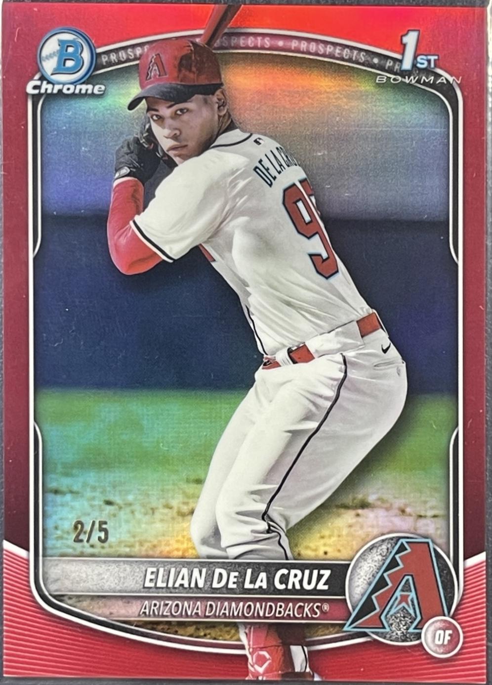 Elian De La Cruz [Red Mega Refractor] #BCP-249