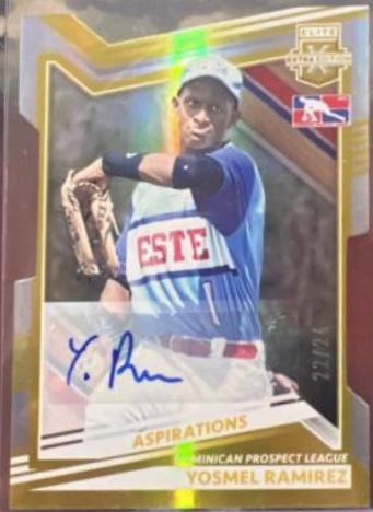 Yosmel Ramirez [Aspirations Die Cut Signature Gold] #182