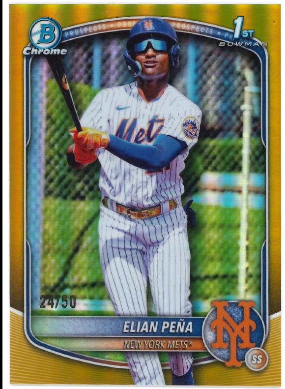 Elian Pena [Gold Mega Refractor] #BCP-155