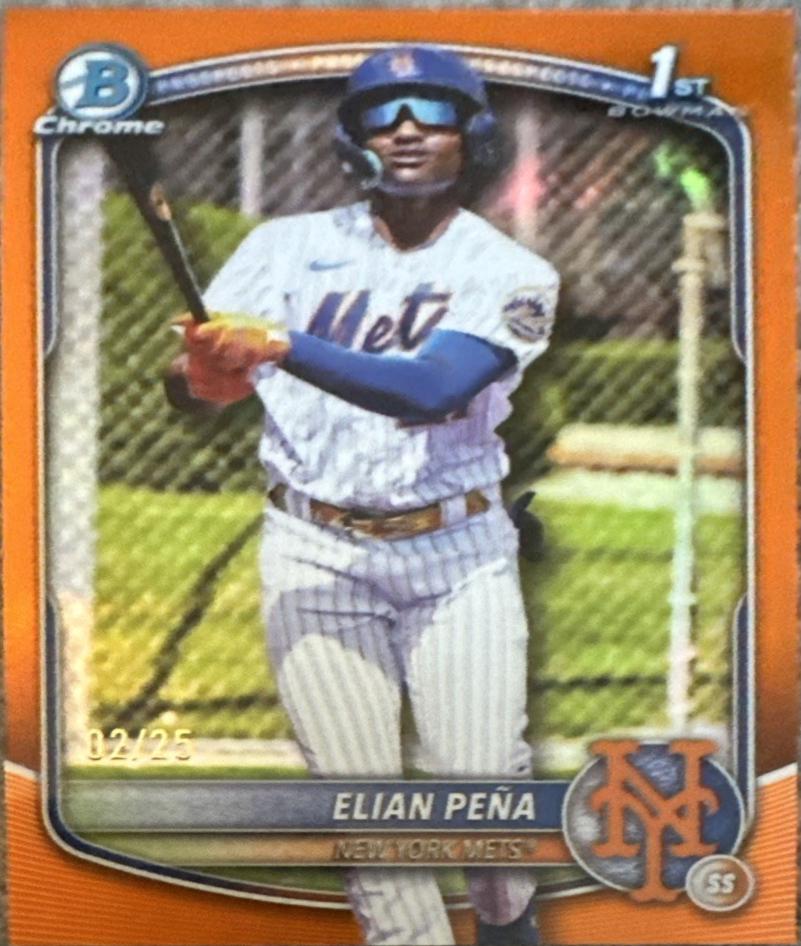 Elian Pena [Orange Mega Refractor] #BCP-155