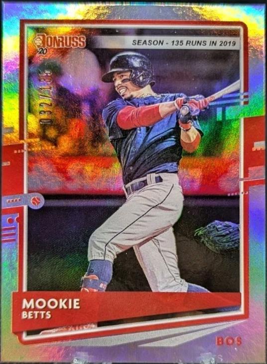 Mookie Betts [SP Season Stat Line] #77