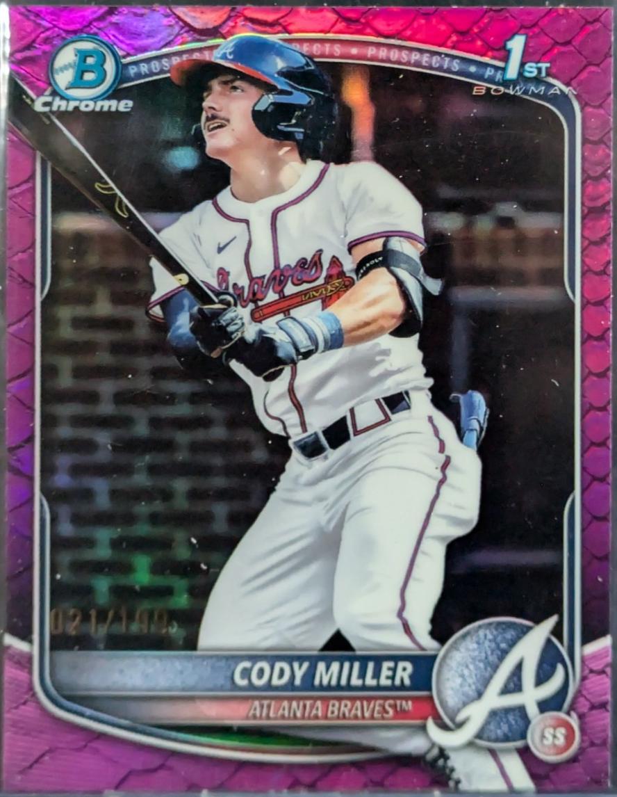 Cody Miller [Fuchsia Reptilian Refractor] #BDC-91