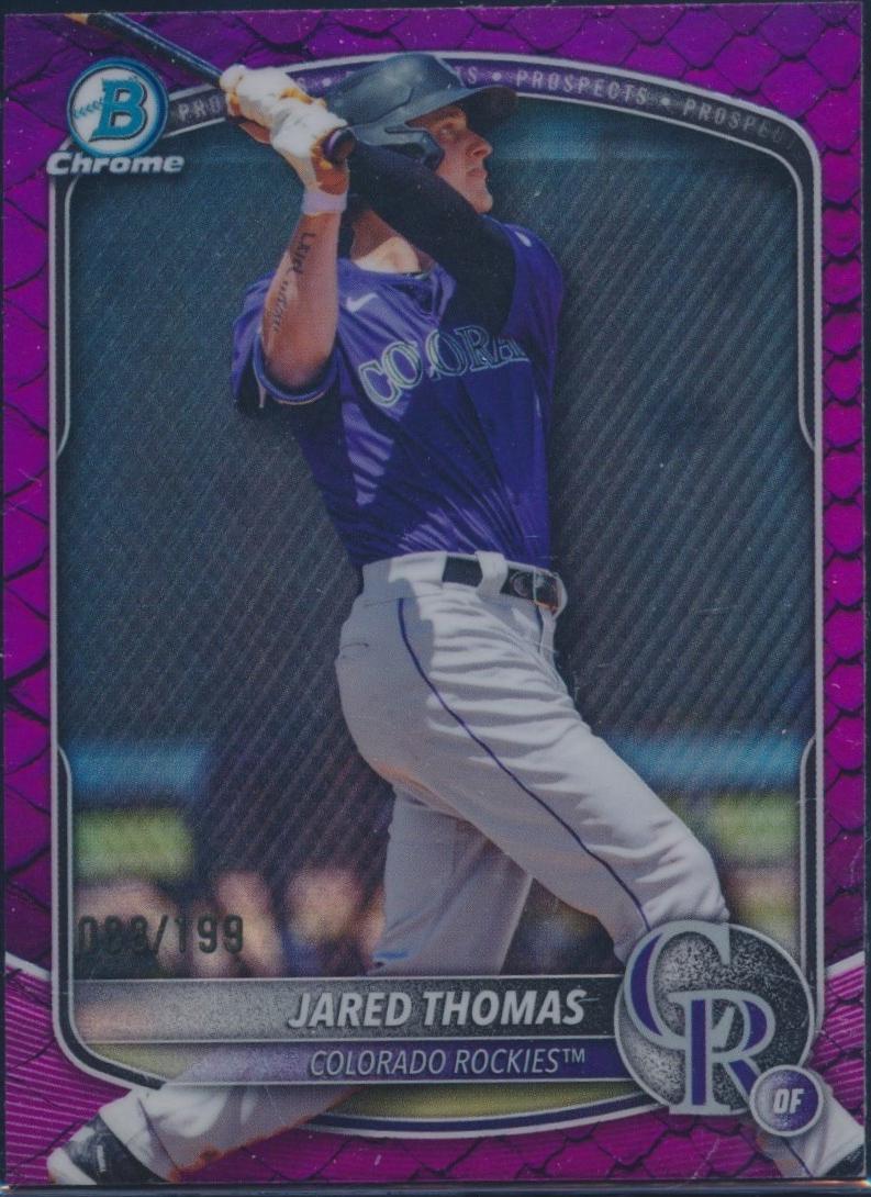 Jared Thomas [Fuchsia Reptilian Refractor] #BDC-147