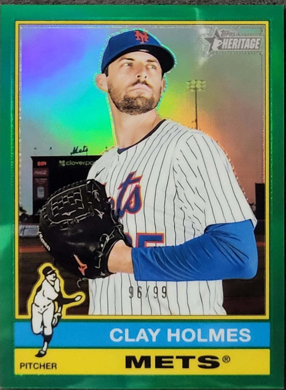 Clay Holmes [Green Chrome] #553