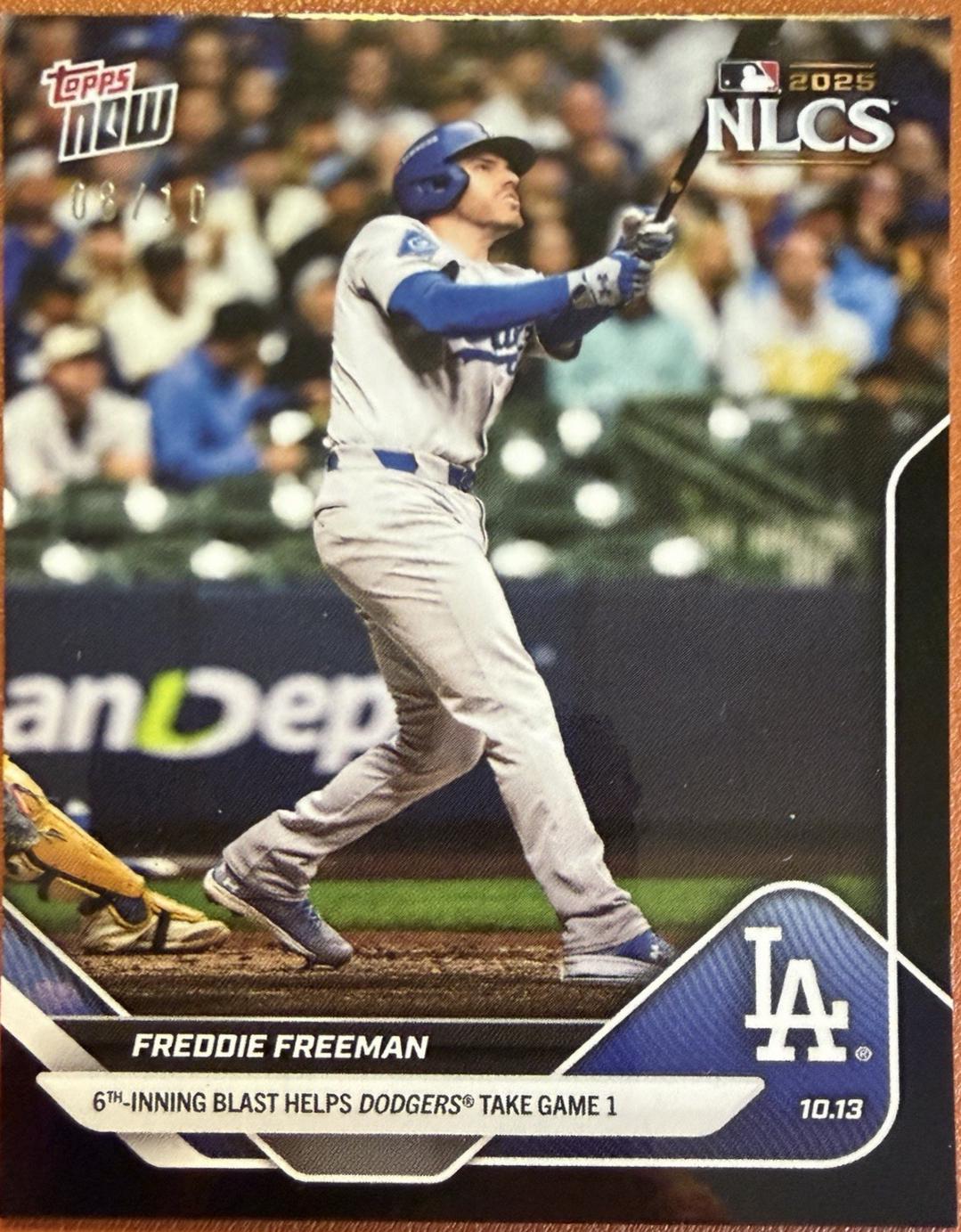 Freddie Freeman [Black Foil] #866