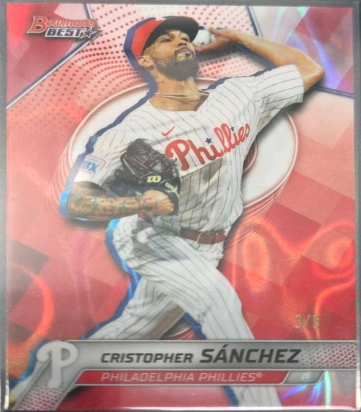 Cristopher Sanchez [Red Lava Refractor] #67