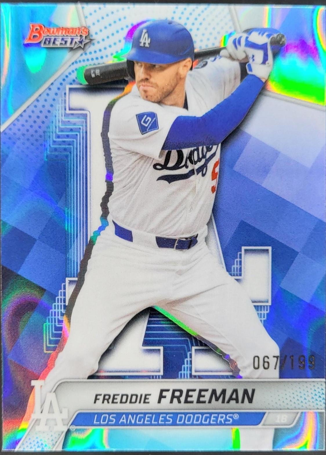 Freddie Freeman [Aqua Lava Refractor] #52