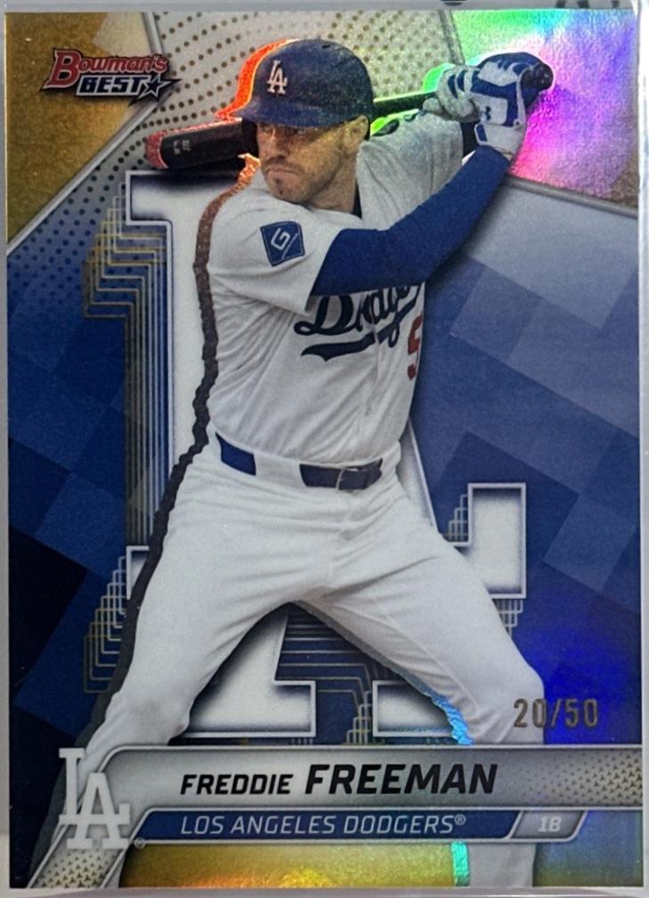 Freddie Freeman [Gold Refractor] #52