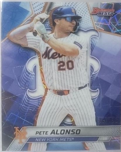 Pete Alonso [Blue Lazer Refractor] #51
