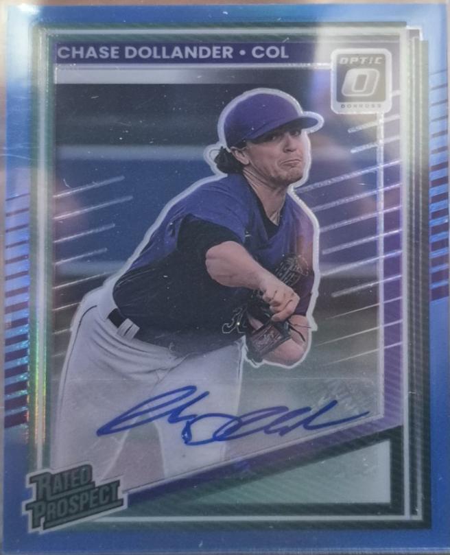 Chase Dollander [Carolina Blue Optic Signature] #134