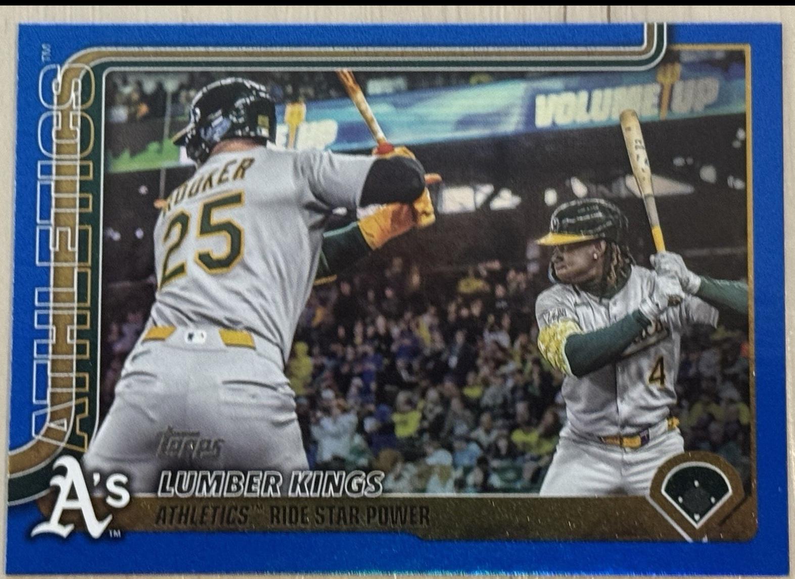 Lawrence Butler / Brent Rooker [Blue Rainbow Foil] #US80