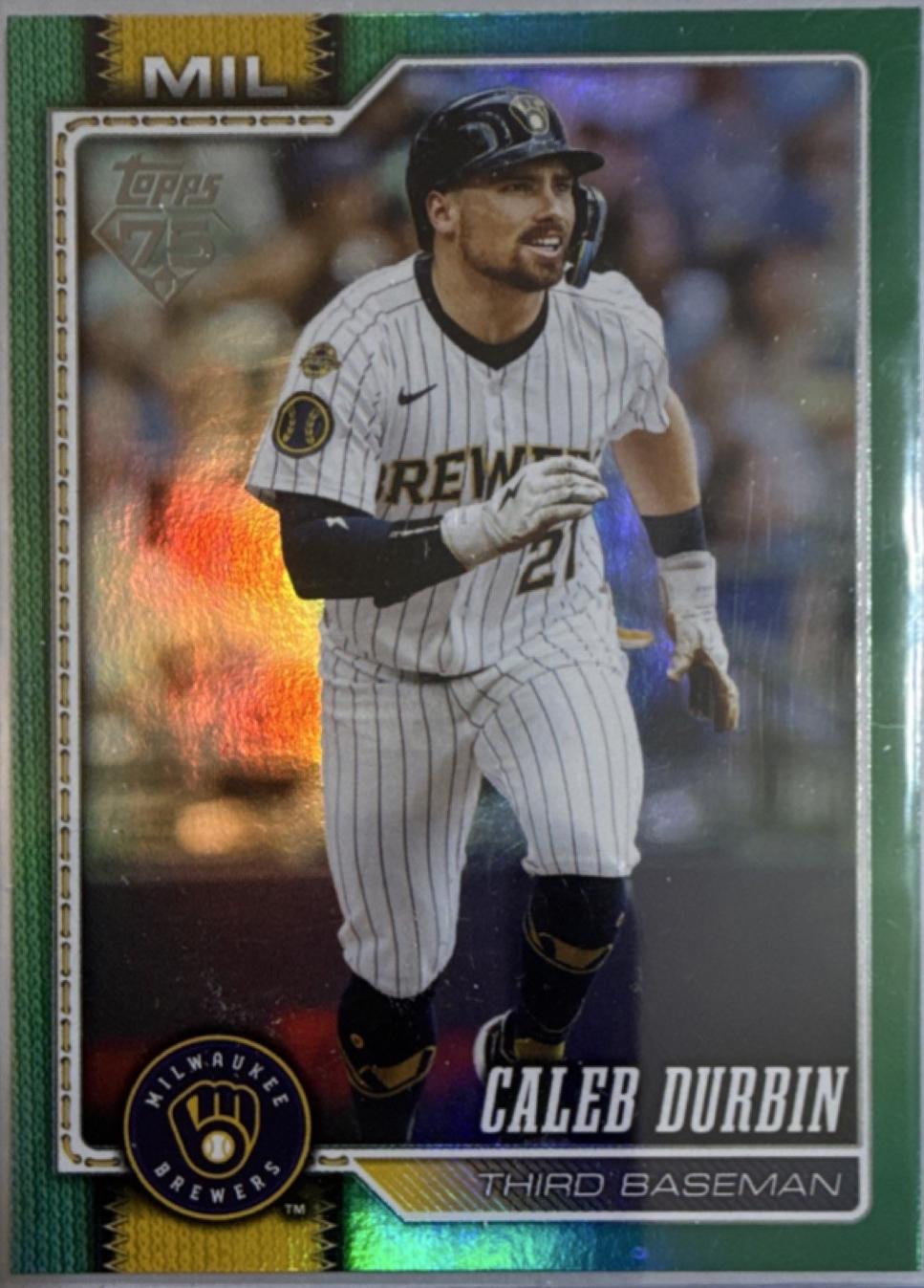 Caleb Durbin [Green Rainbow] #297