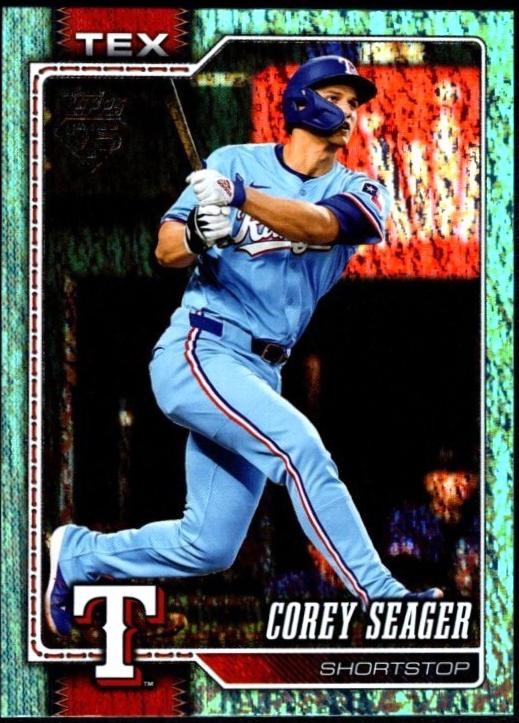 Corey Seager [Aqua Holo] #96