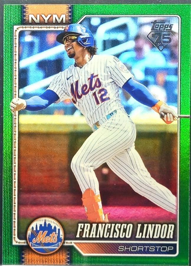 Francisco Lindor [Green Rainbow] #123