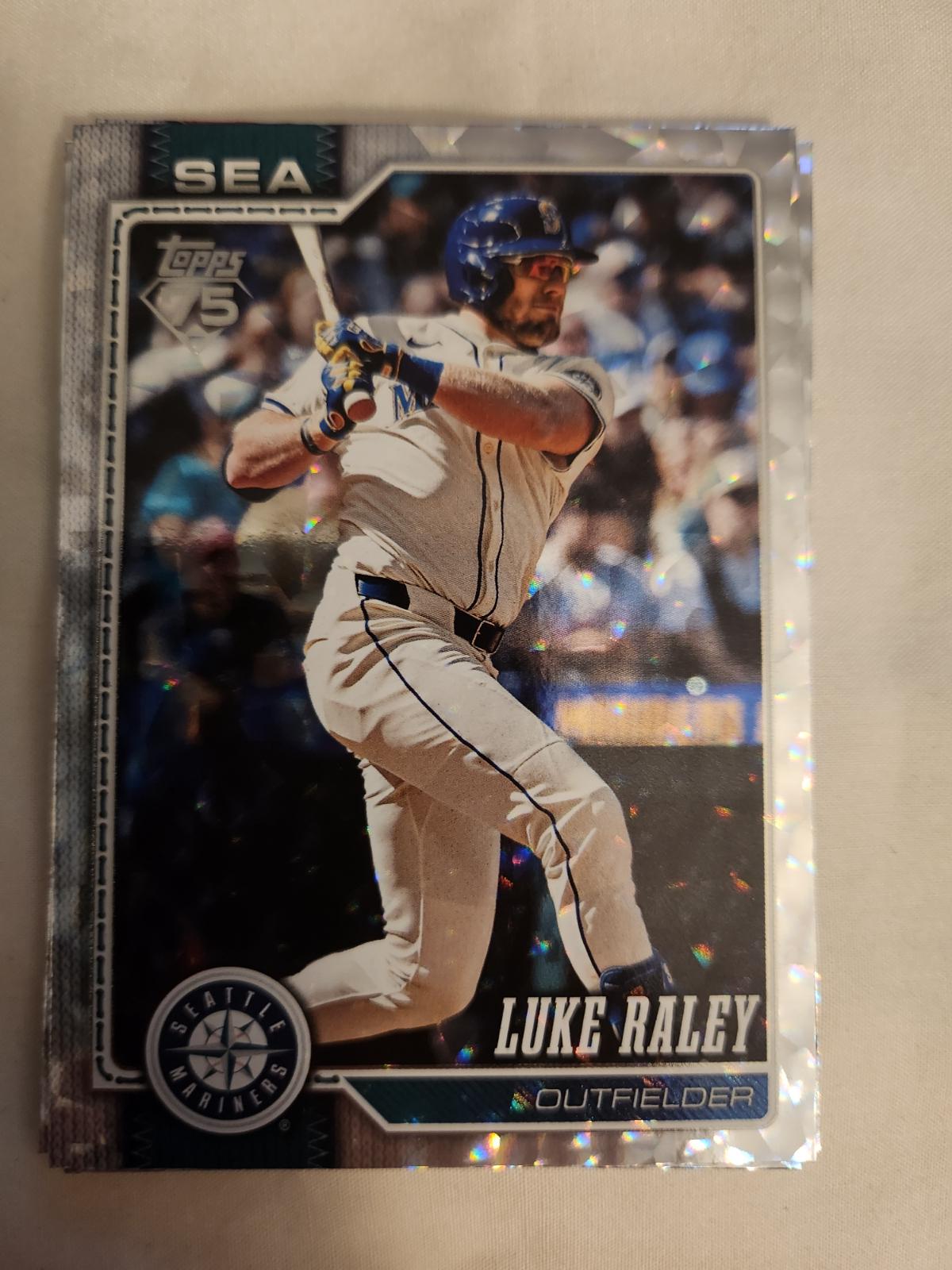 Luke Raley [Silver Crackleboard] #142