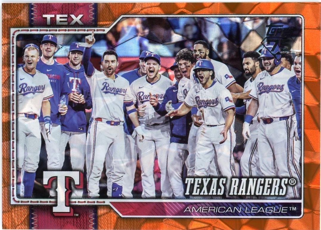 Texas Rangers [Orange Diamante] #258