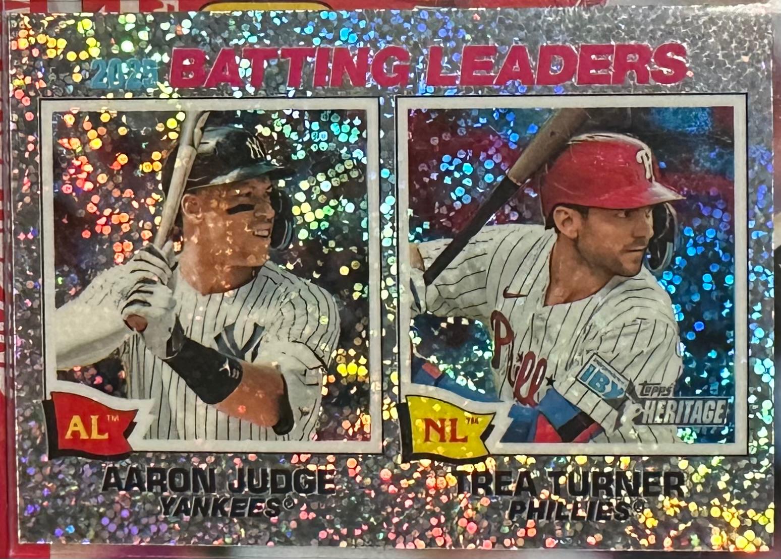 Aaron Judge / Trea Turner [Silver Sparkle Chrome] #1
