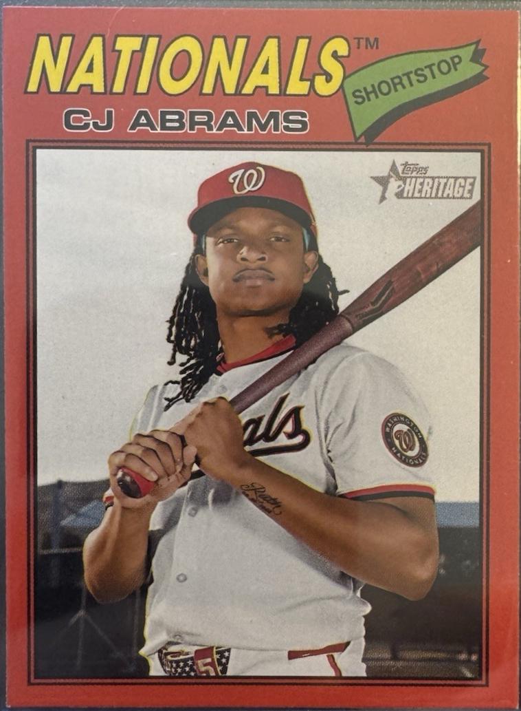 CJ Abrams [Red Bordered] #349