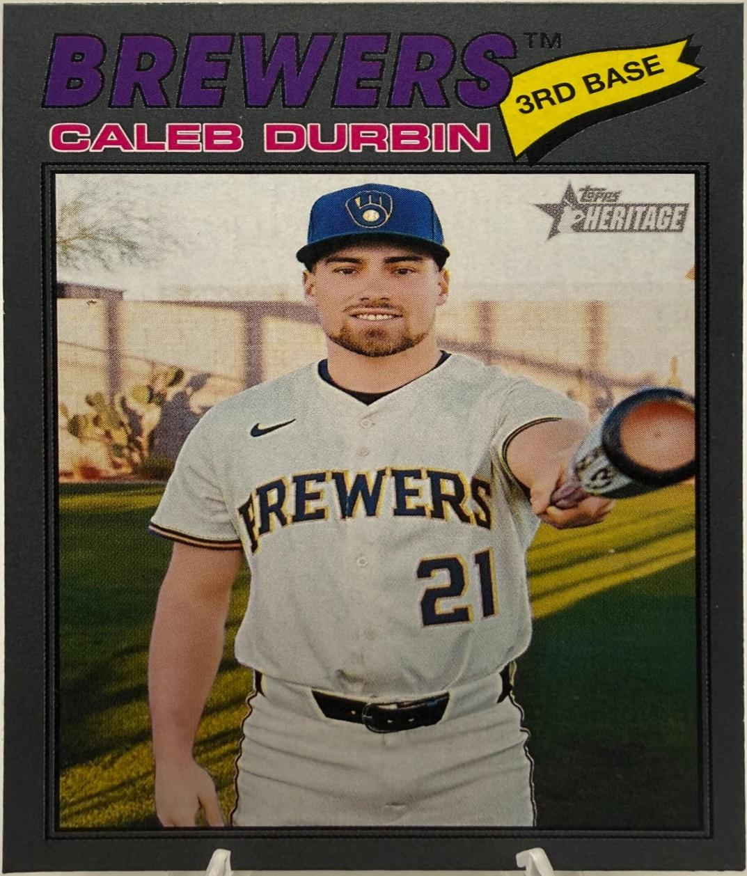 Caleb Durbin [Dark Gray Bordered] #109