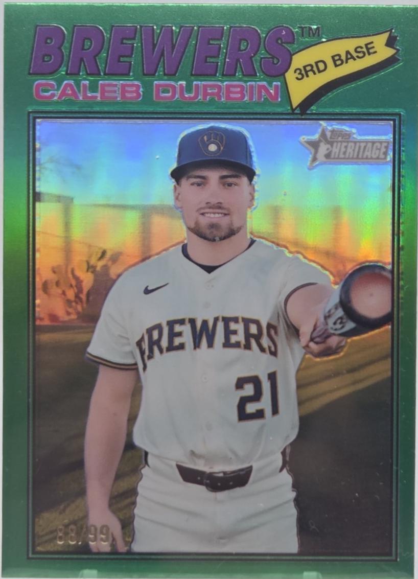 Caleb Durbin [Green Bordered Chrome] #109
