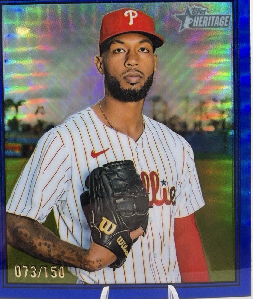 Cristopher Sanchez [Blue Bordered Chrome] #110