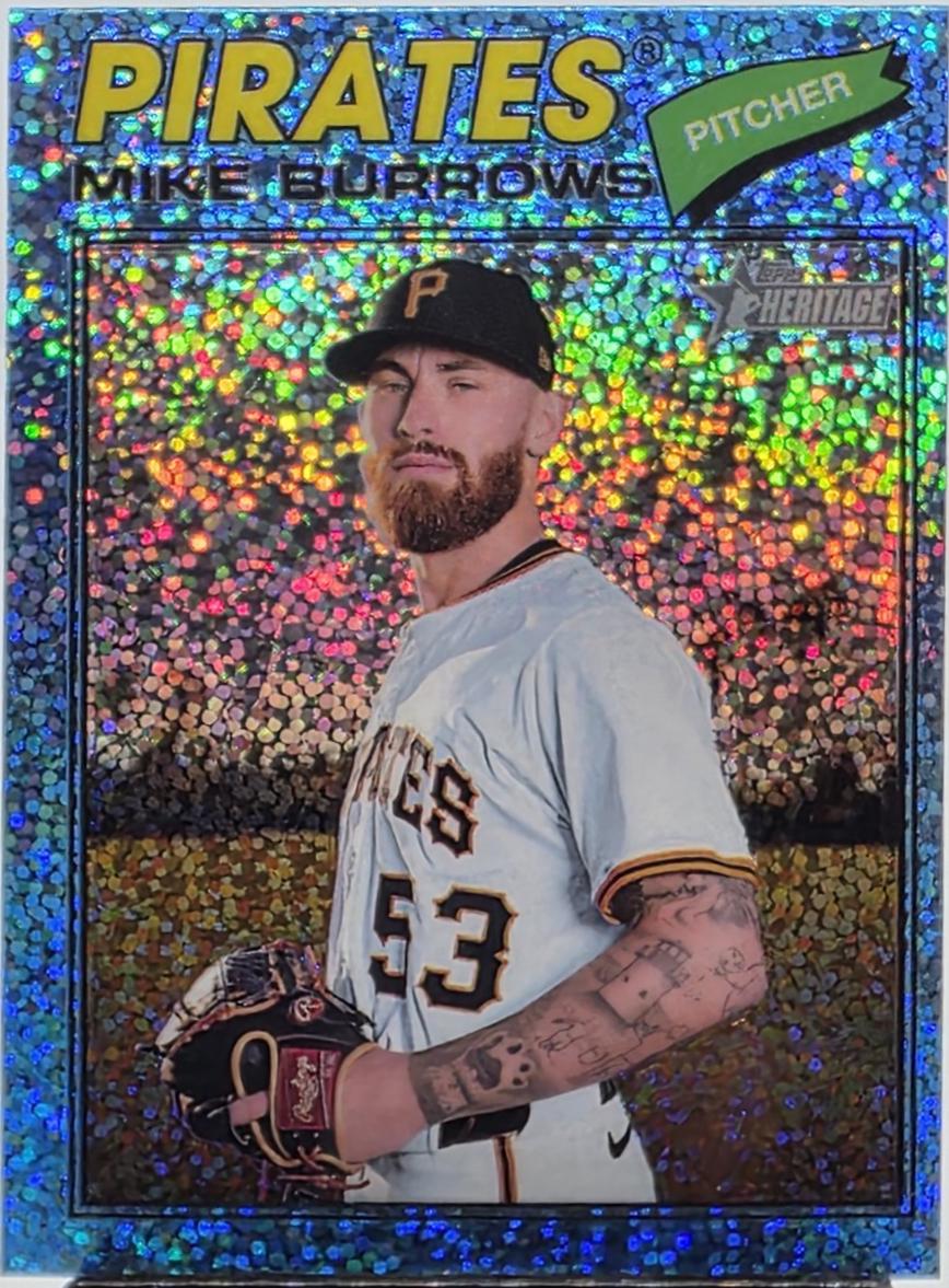 Mike Burrows [Light Blue Sparkle Chrome] #96
