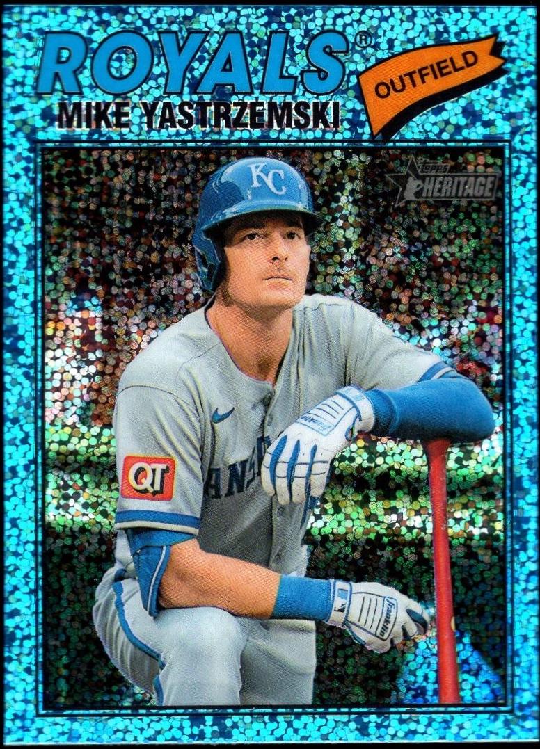 Mike Yastrzemski [Light Blue Sparkle Chrome] #63