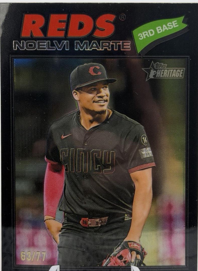 Noelvi Marte [Black Bordered Chrome] #100