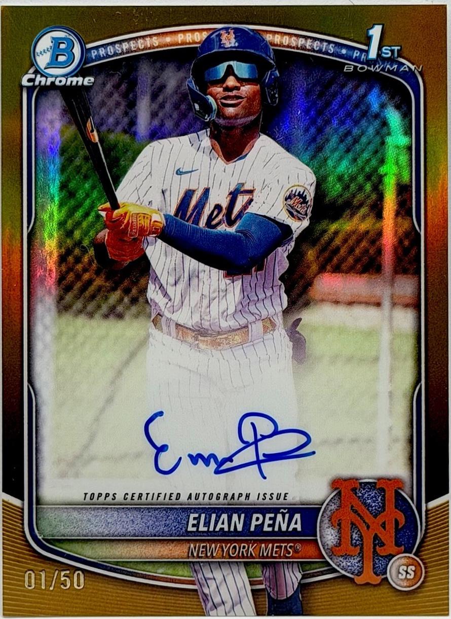 Elian Pena [Gold Mojo Refractor] #CPA-EP