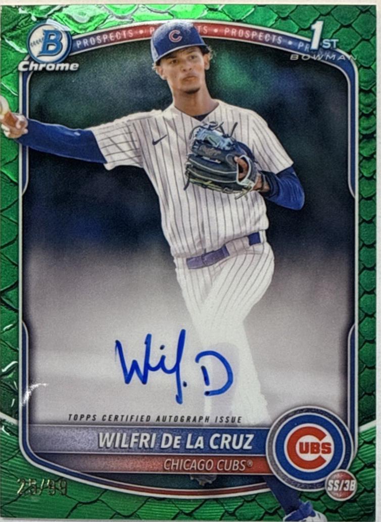 Wilfri De La Cruz [Green Lava Refractor] #CPA-WD