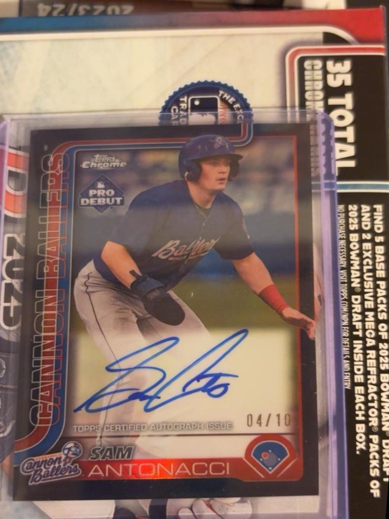 Sam Antonacci [Black Refractor Autograph] #PDC-109