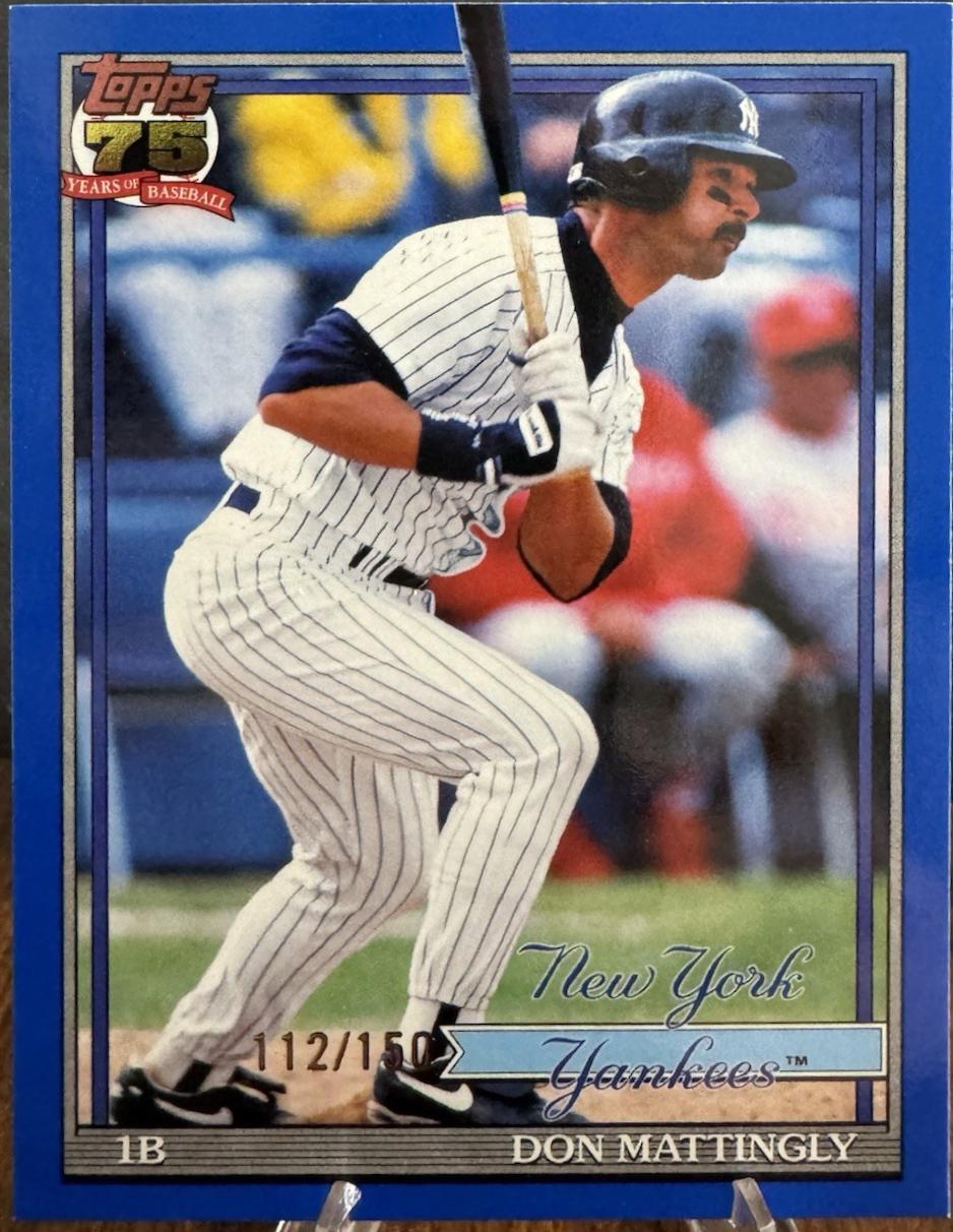 Don Mattingly [Blue] #T91-68