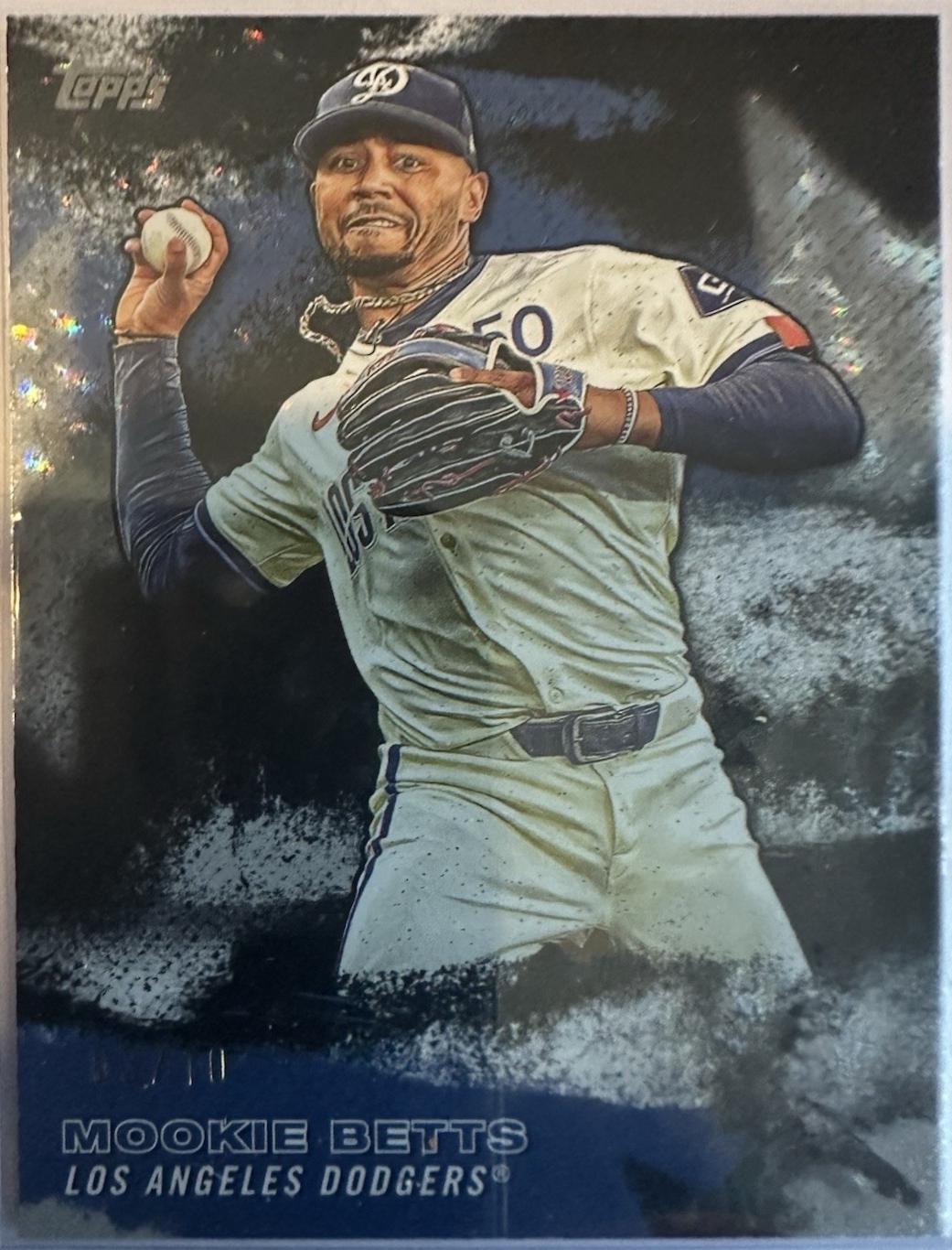 Mookie Betts [Black Crackleboard Foil] #SMLB-16
