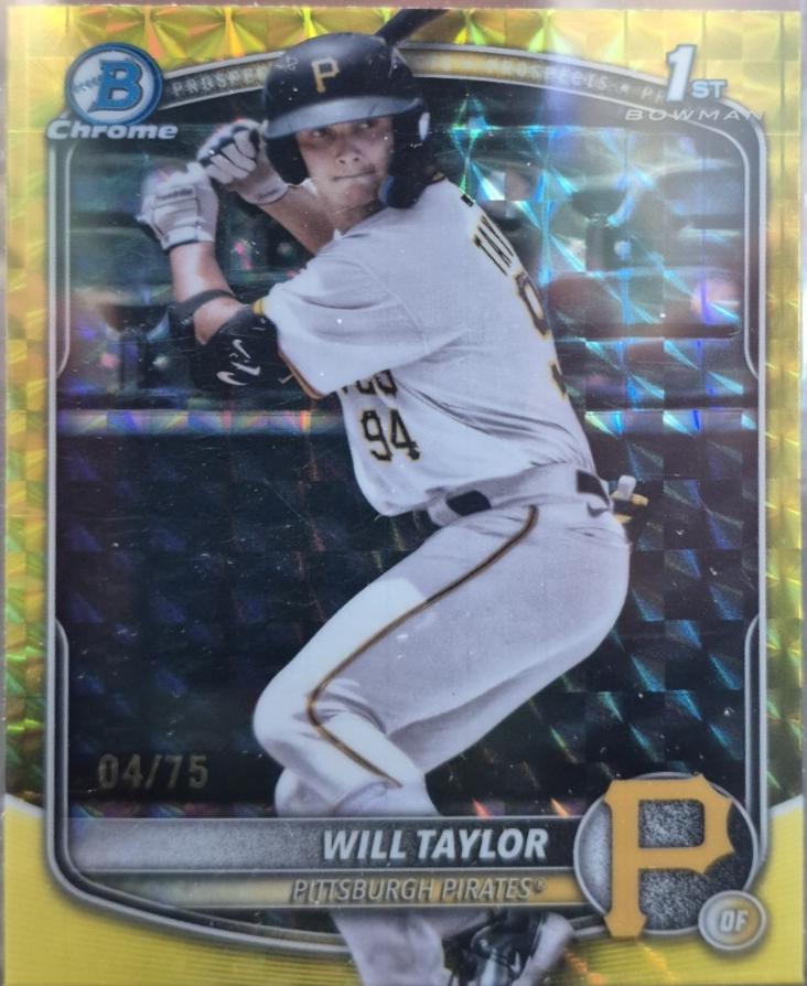 Will Taylor [Yellow Geometric] #BCP-179