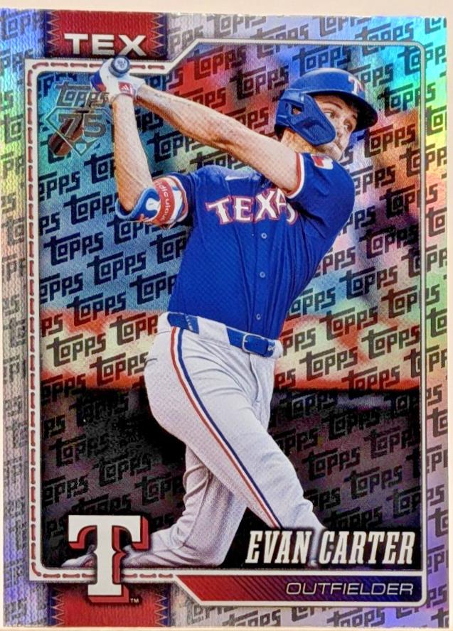 Evan Carter [Topps Foil Pattern] #110