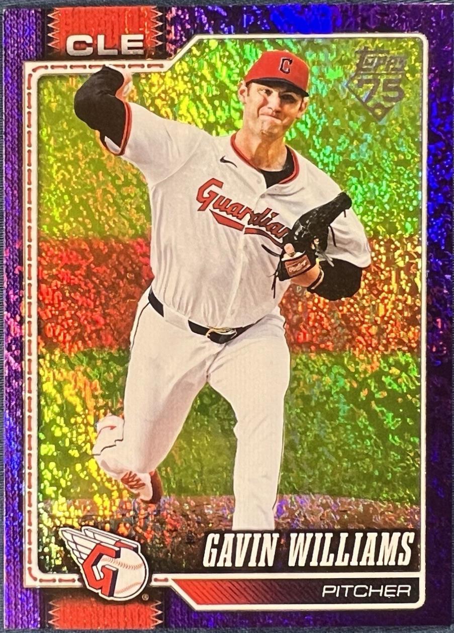 Gavin Williams [Purple Holo] #254