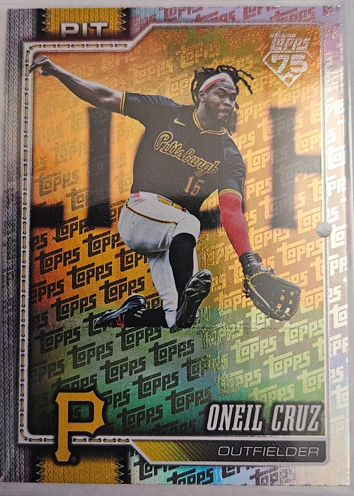Oneil Cruz [Topps Foil Pattern] #246