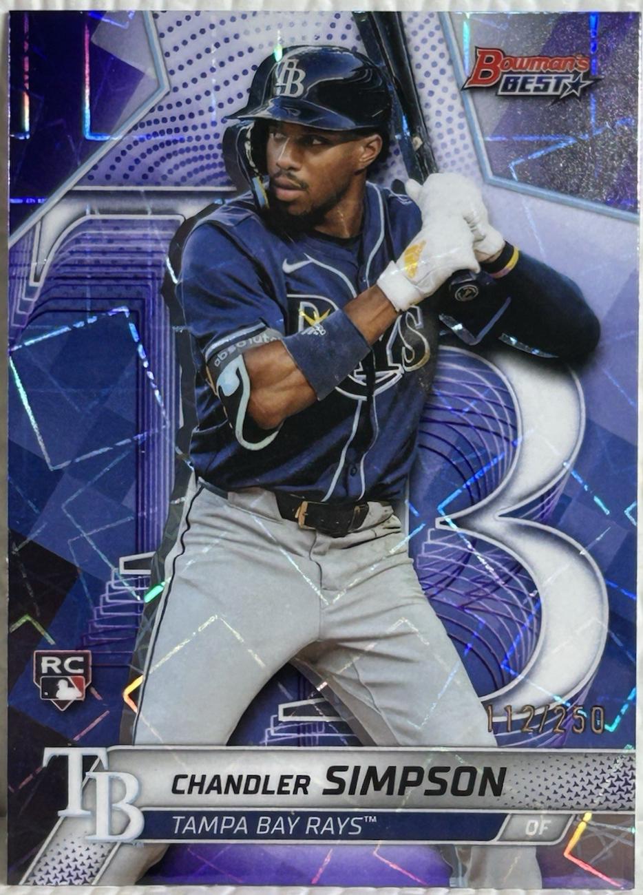 Chandler Simpson [Purple Lazer Refractor] #66