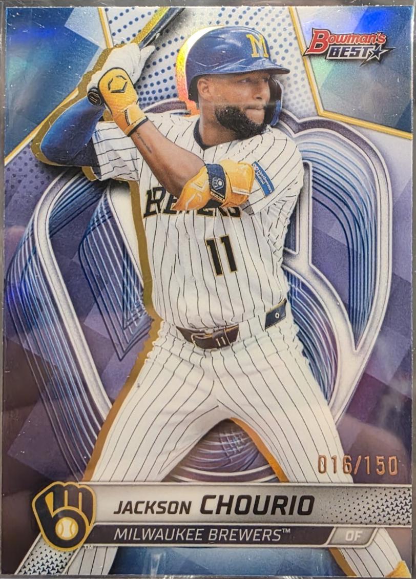 Jackson Chourio [Blue Refractor] #10